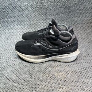 Saucony Triumph 20 Black Running Shoes Size 10 Women’s